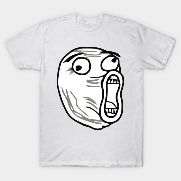 LOL Face T-Shirt by FlashmanBiscuit